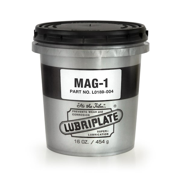 Lubriplate Mag-1, 12 Oz Tubs, Heavy Duty, White Lithium For Extreme Low Temperature To -60 Degrees F., PK12 L0189-004 - main